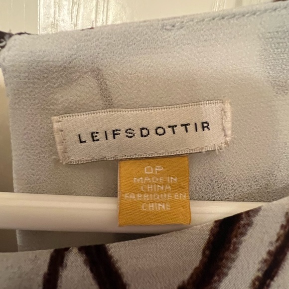 Leifsdottir OP silk Sarita butterfly print mini dress from Anthropologie - Picture 7 of 13